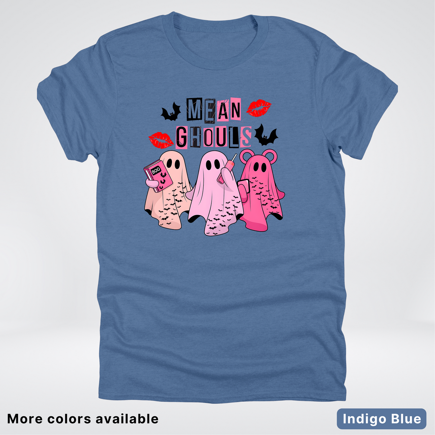 Mean Ghouls Pink Ghosts - T-Shirt
