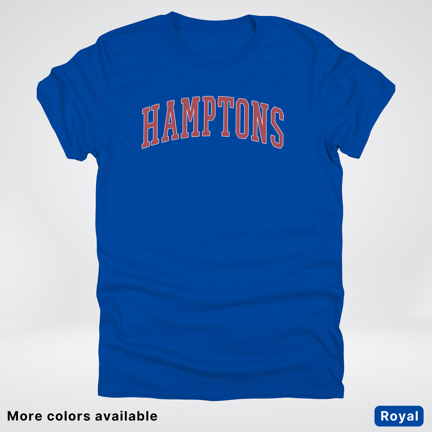 Hamptons Destination - Red Design - T-Shirt