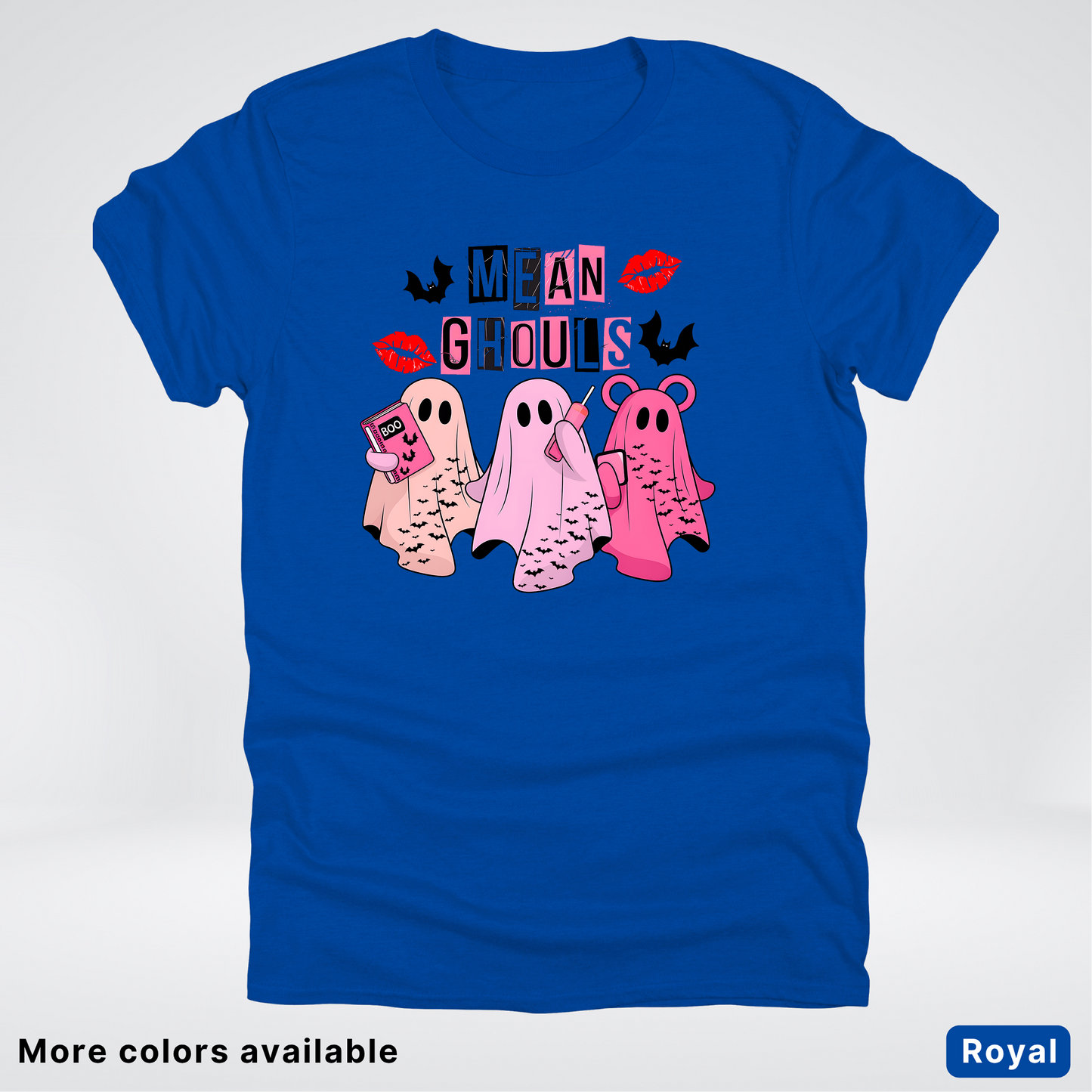 Mean Ghouls Pink Ghosts - T-Shirt