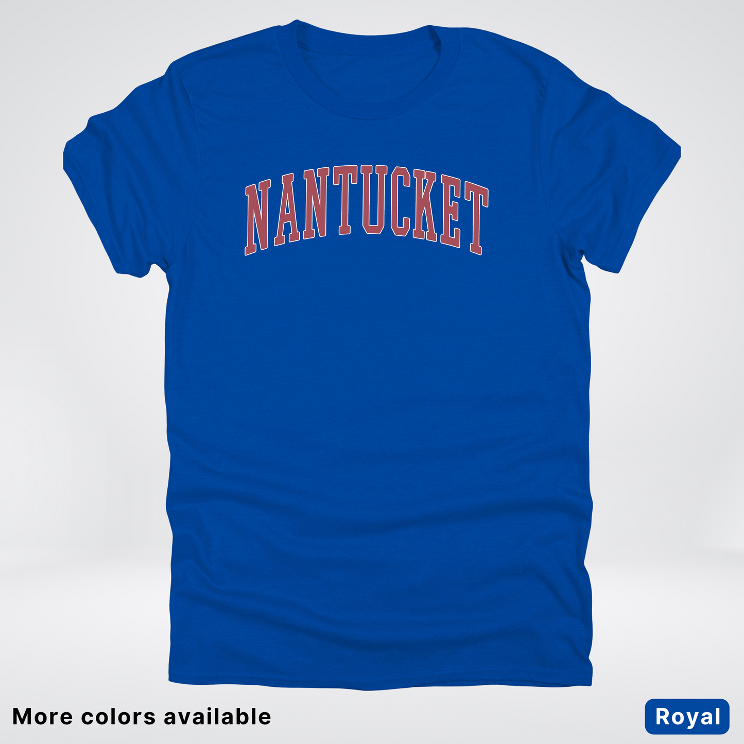 Nantucket Destination - Red Design - T-Shirt