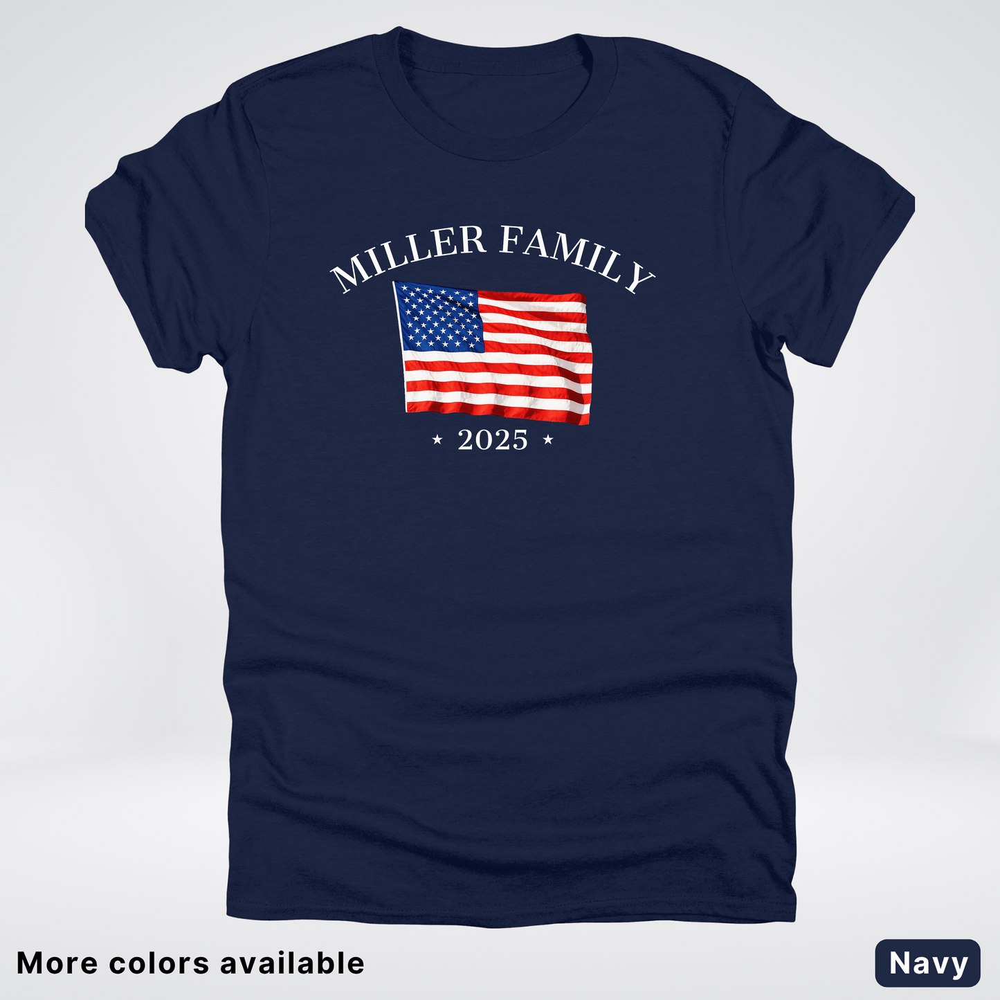 CUSTOM Family Name And Year - 4th Of July T-Shirt