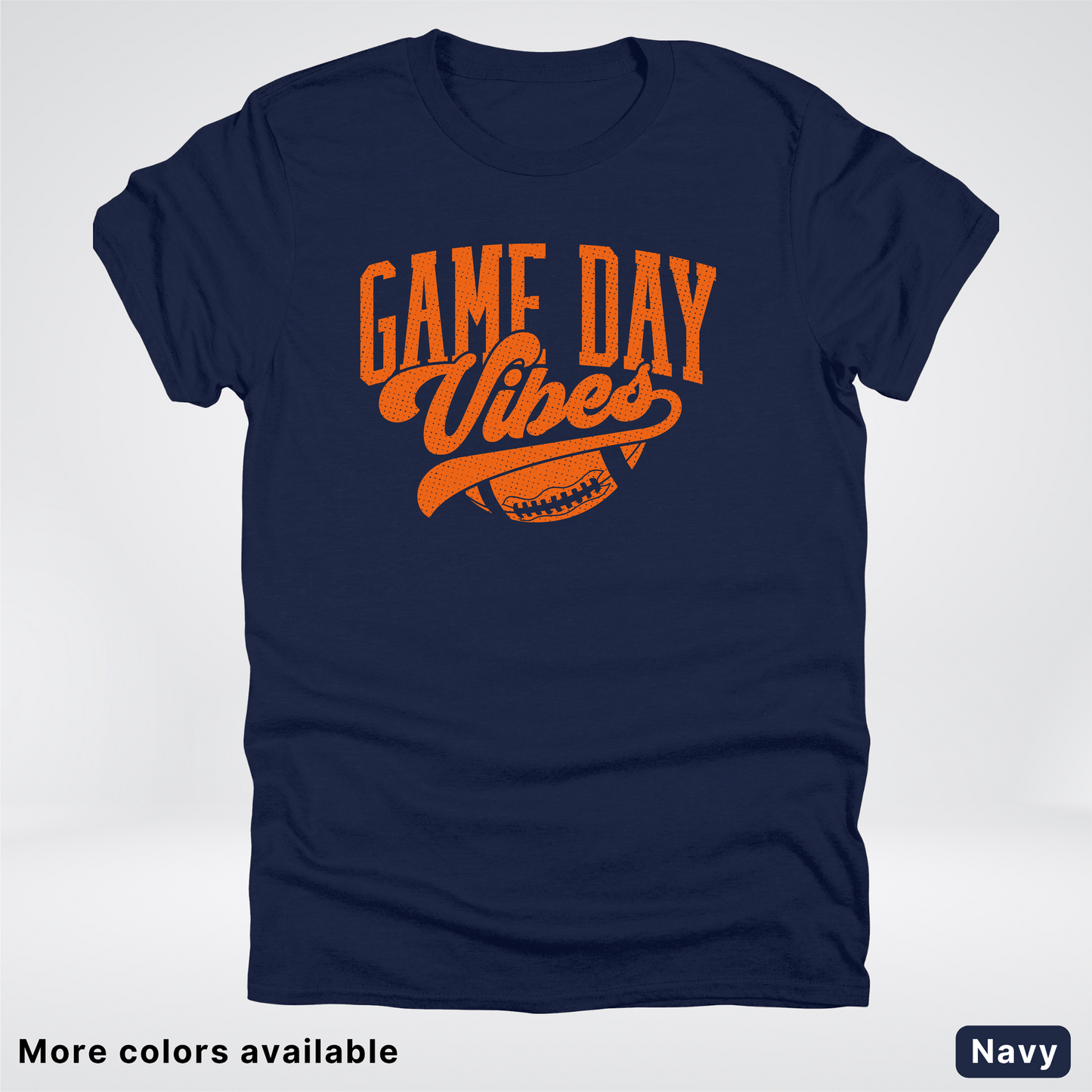 Game Day Vibes – Orange Design - Football  - T-Shirt