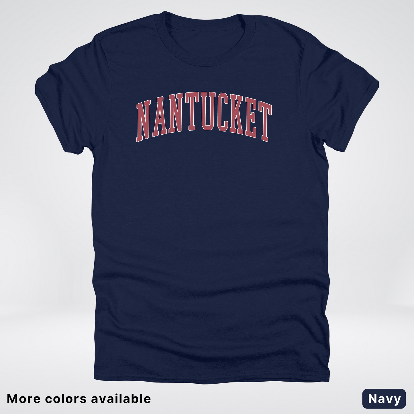 Nantucket Destination - Red Design - T-Shirt