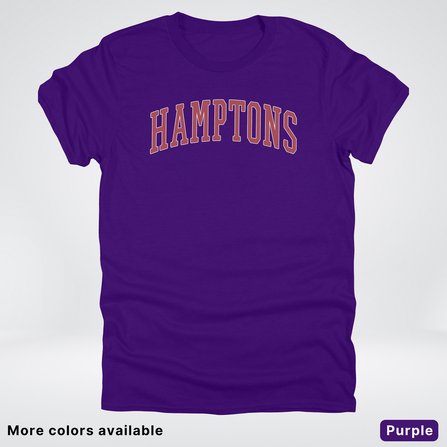 Hamptons Destination - Red Design - T-Shirt