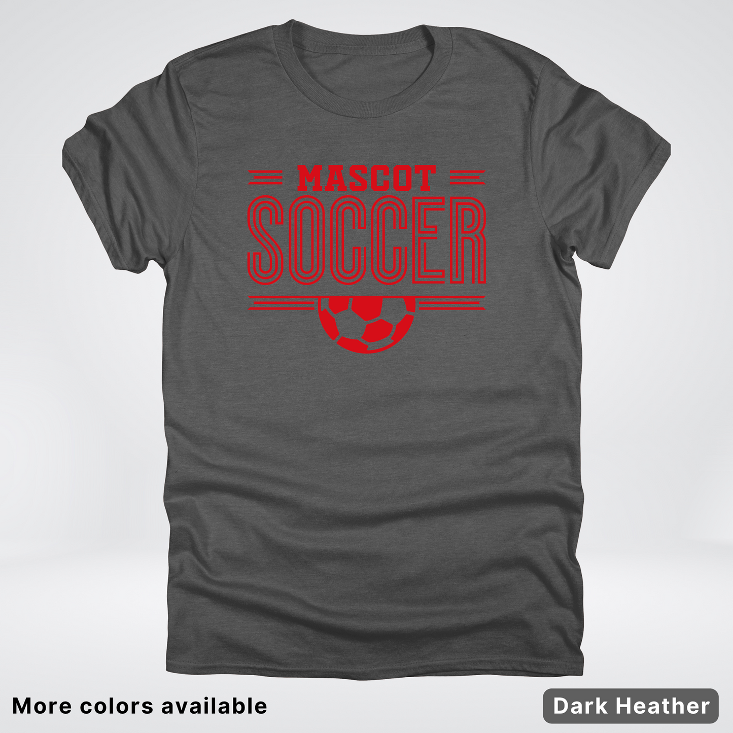 Custom Mascot – Red Design 18 - Soccer T-Shirt