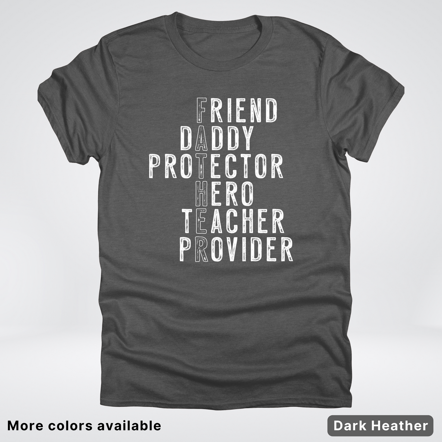 Father Crossword - White Design – Father’s Day T-Shirt