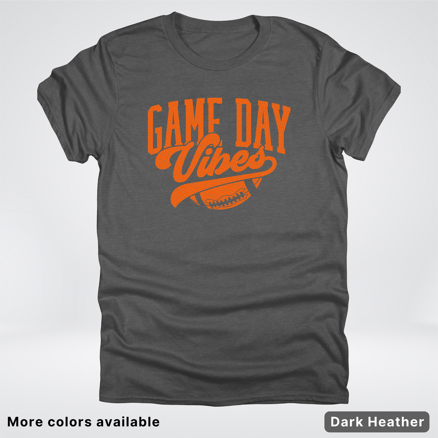Game Day Vibes – Orange Design - Football  - T-Shirt