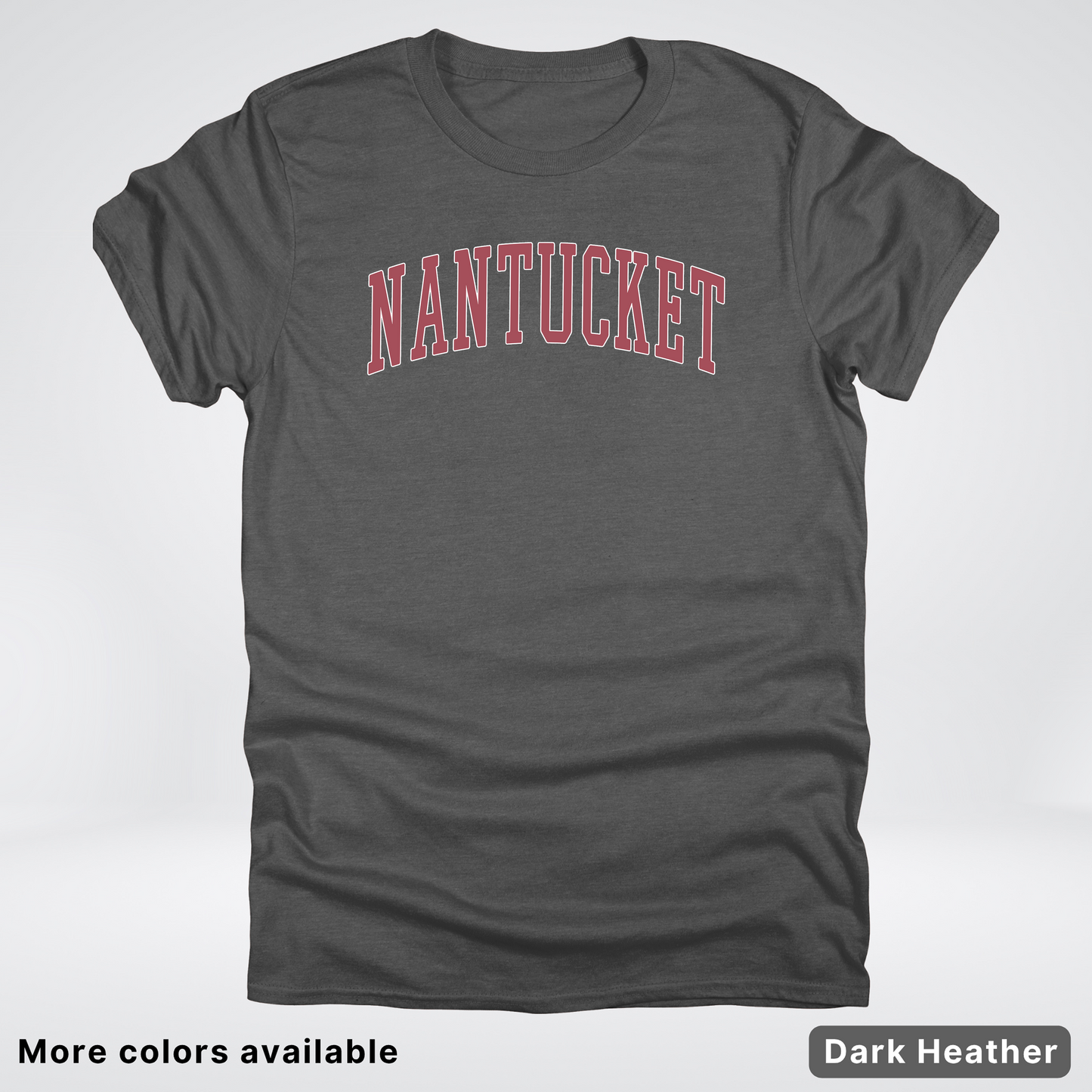 Nantucket Destination - Red Design - T-Shirt