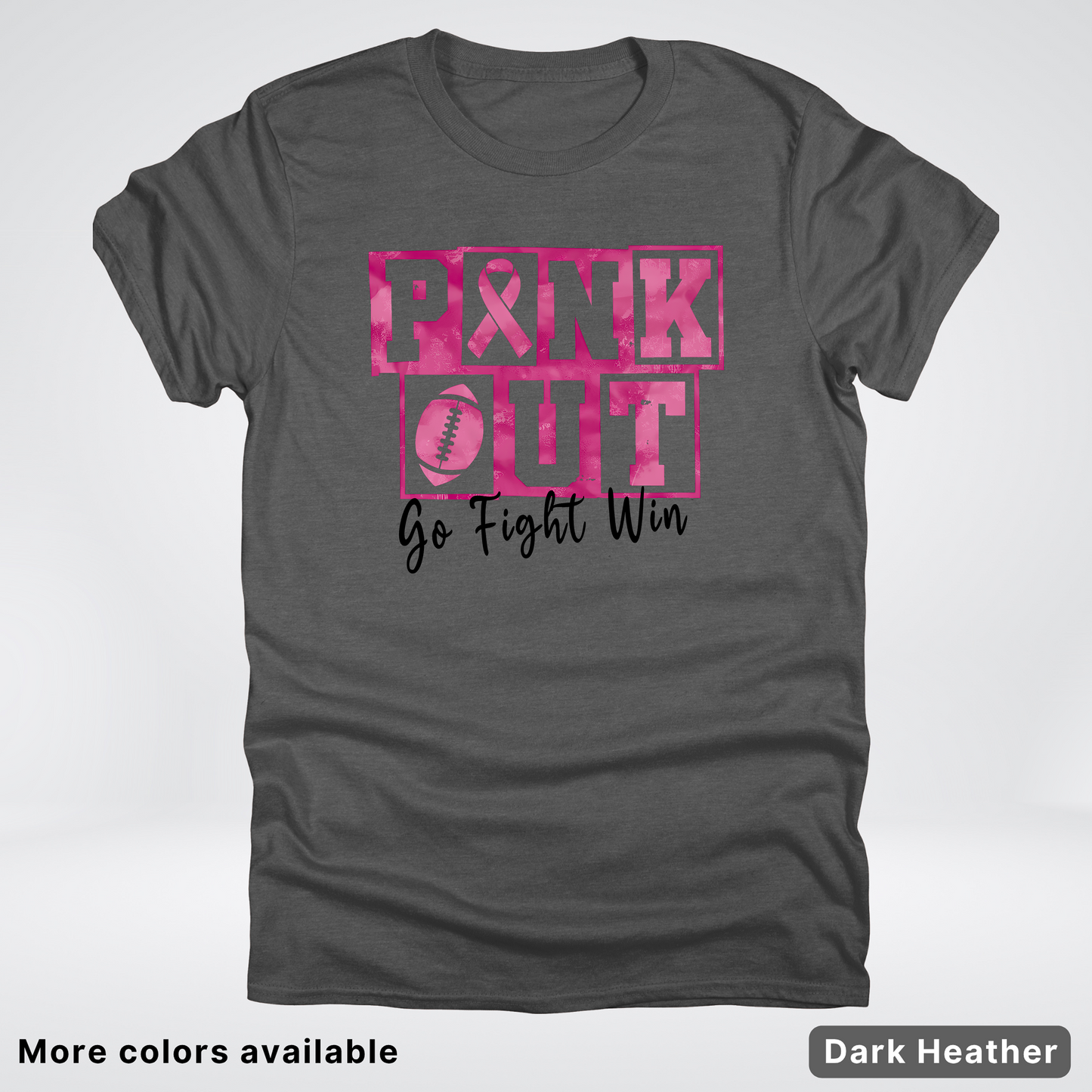 Pink Out Go Fight Win Football - T-Shirt