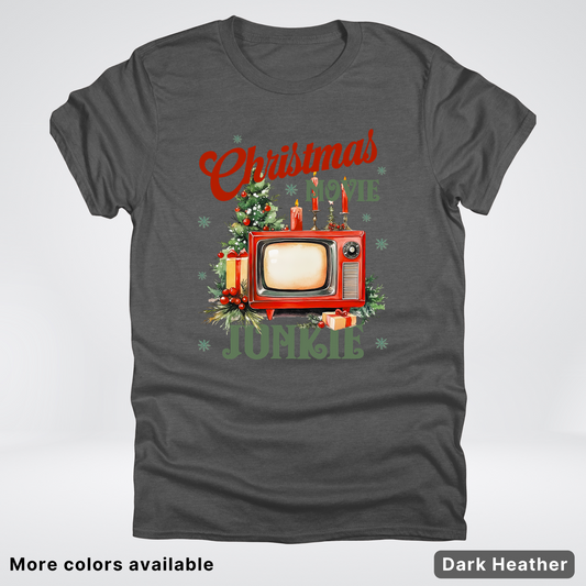 Vintage Christmas Movie Lover - T-Shirt