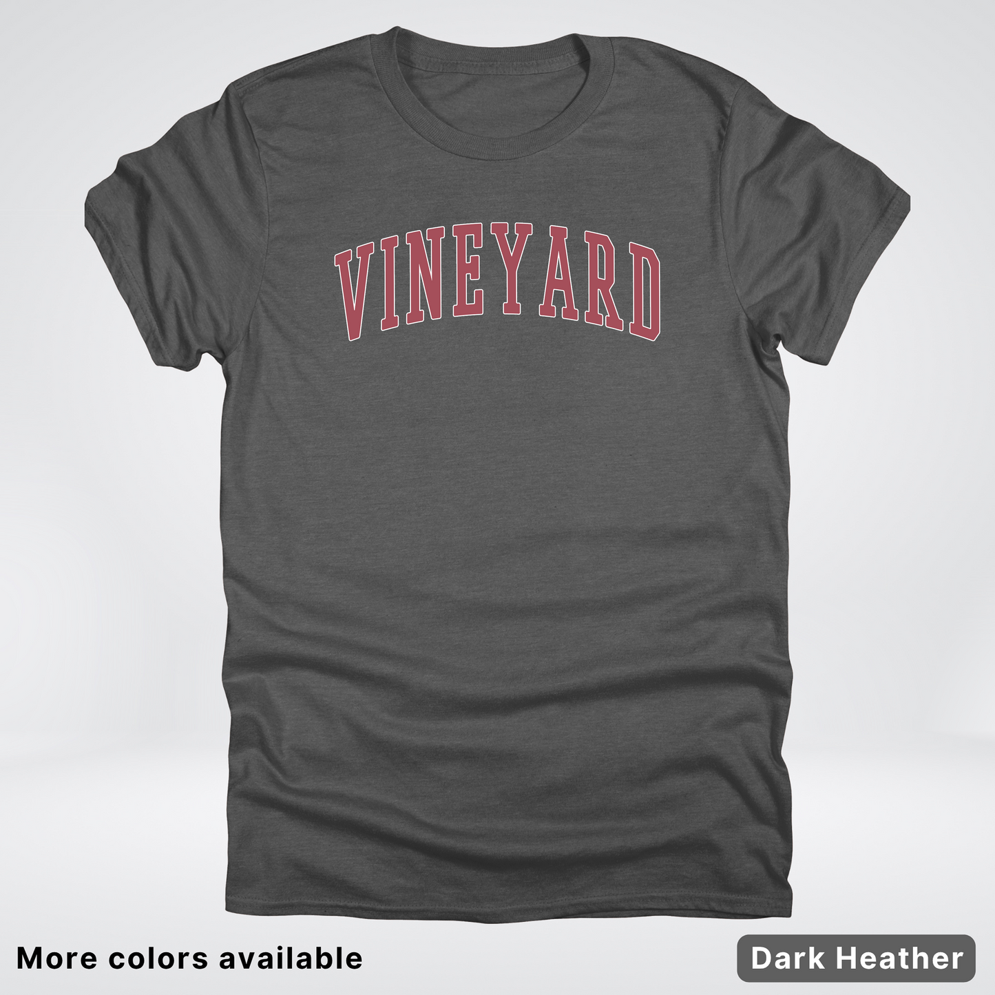Vineyard Destination - Red Design - T-Shirt