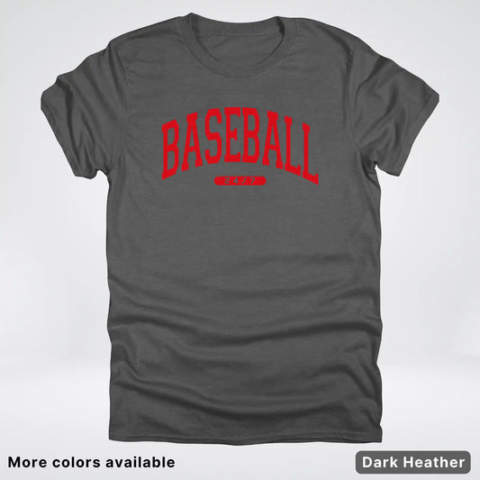 Baseball 24/7 – Red Design - T-Shirt