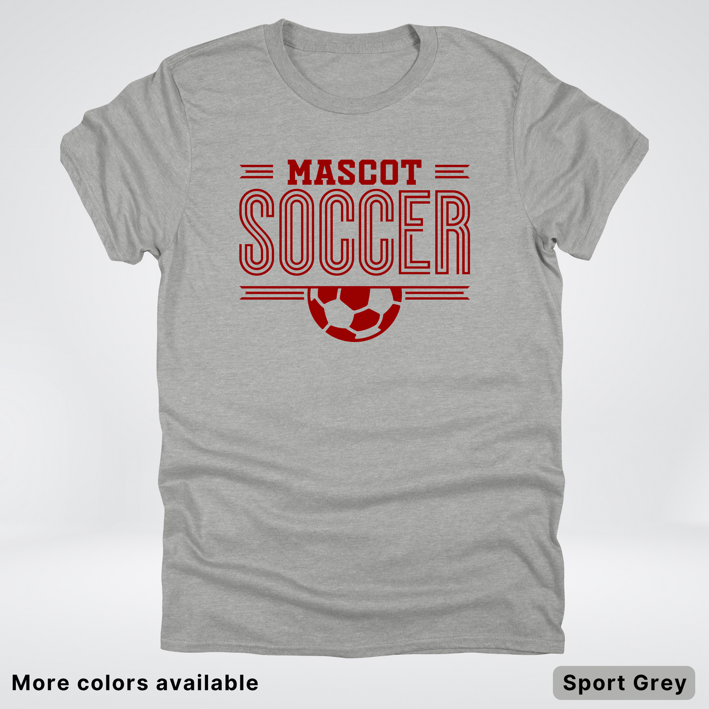Custom Mascot – Maroon Design 24 - Soccer T-Shirt