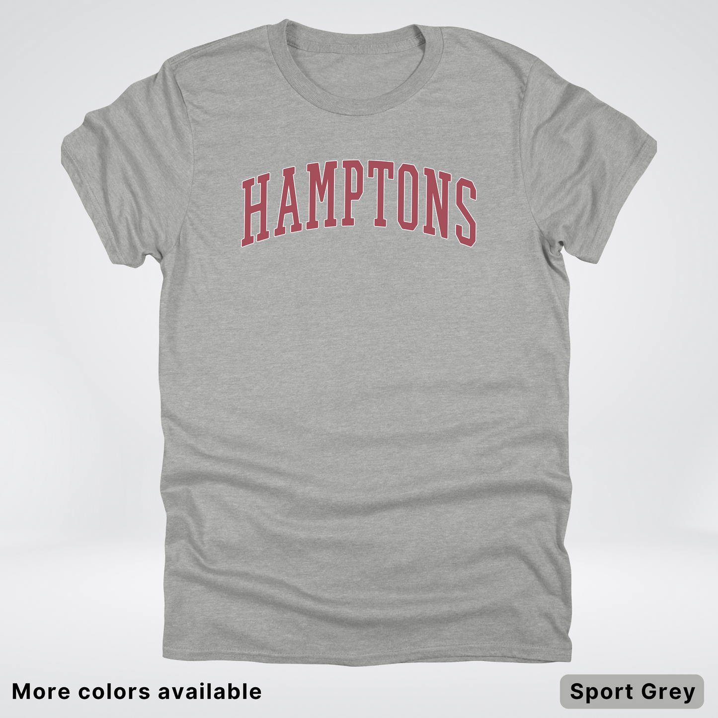Hamptons Destination - Red Design - T-Shirt