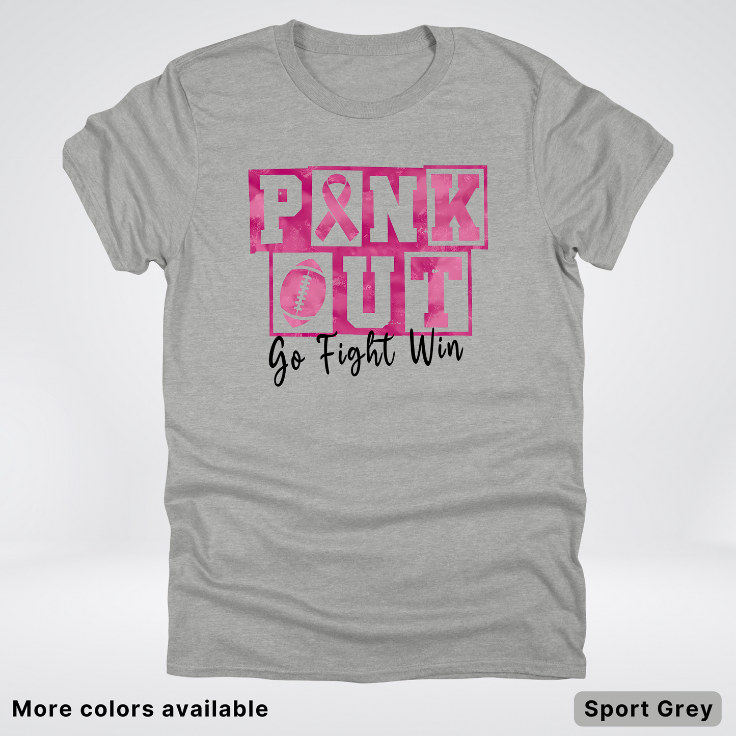 Pink Out Go Fight Win Football - T-Shirt