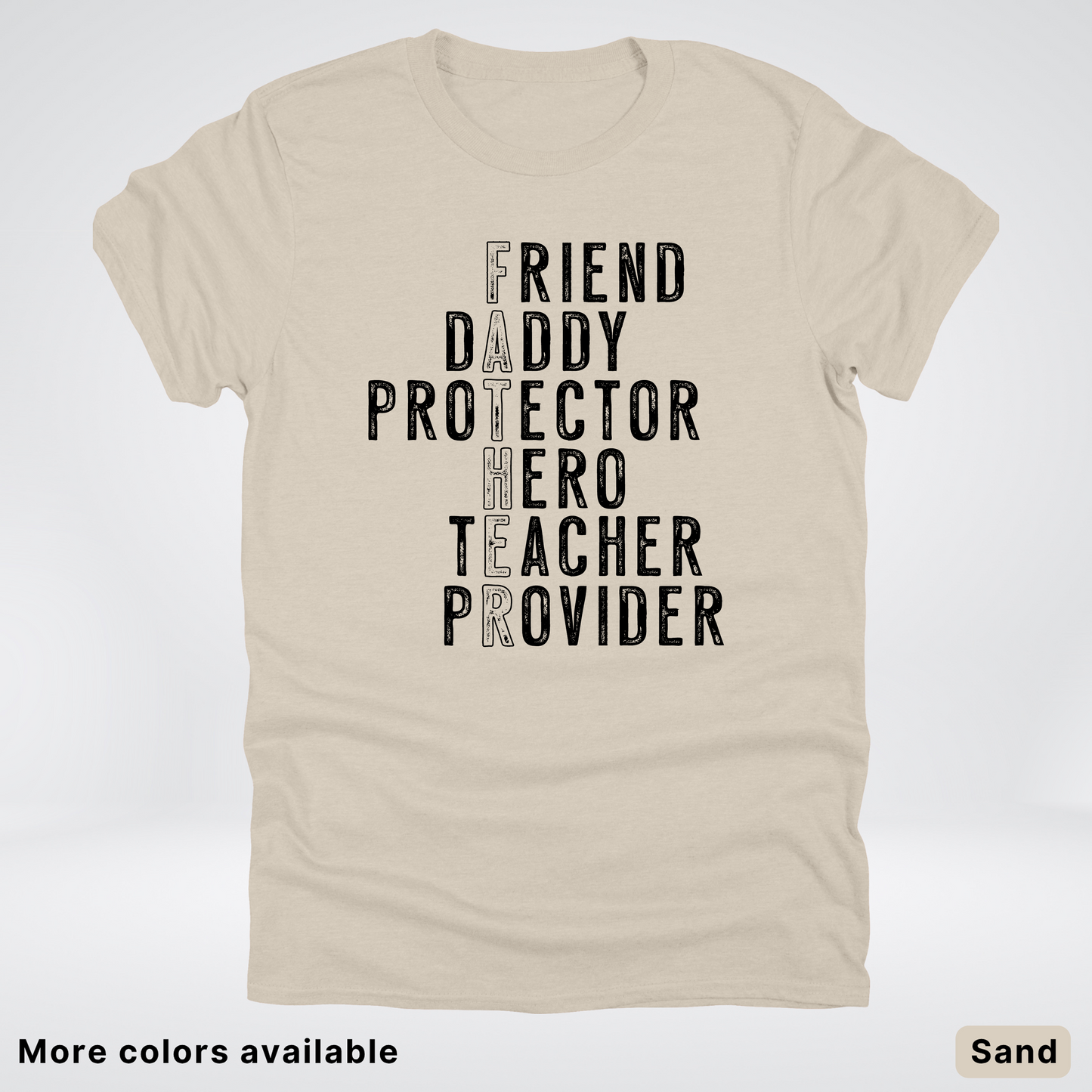 Father Crossword - Black Design – Father’s Day T-Shirt