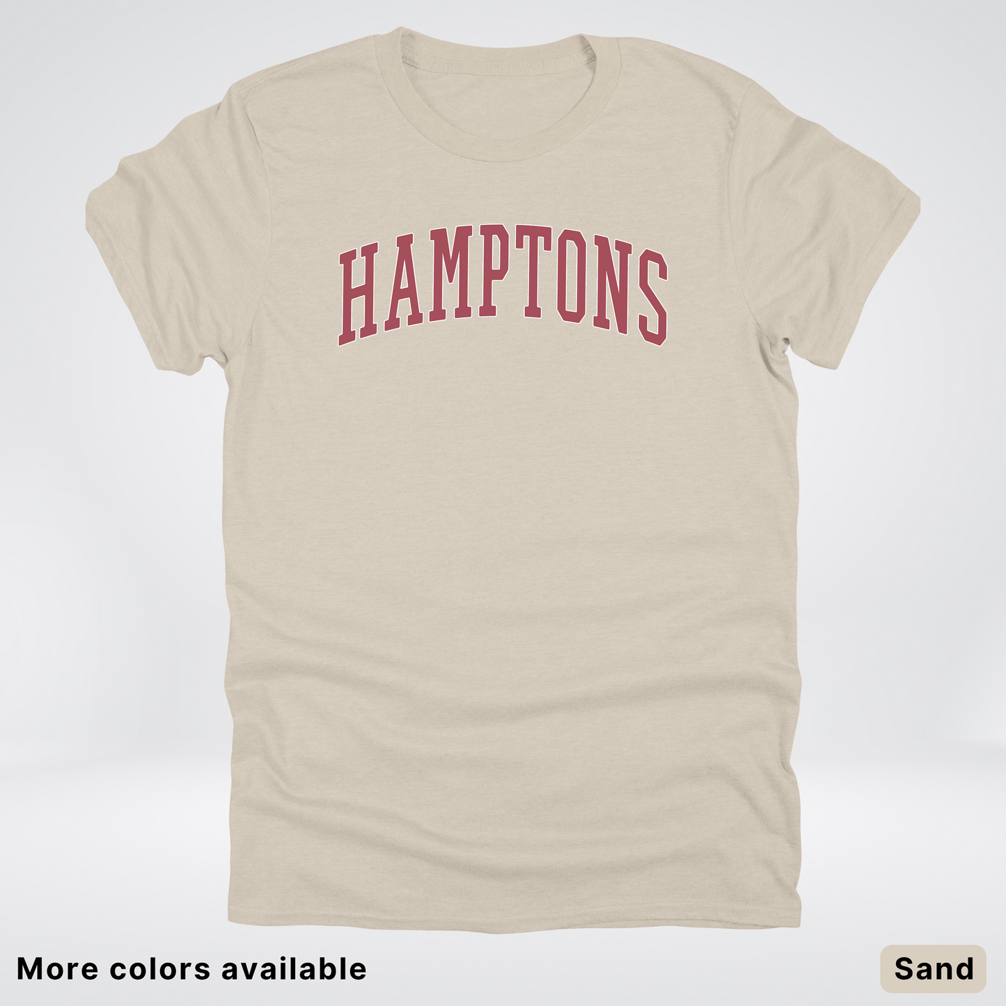 Hamptons Destination - Red Design - T-Shirt