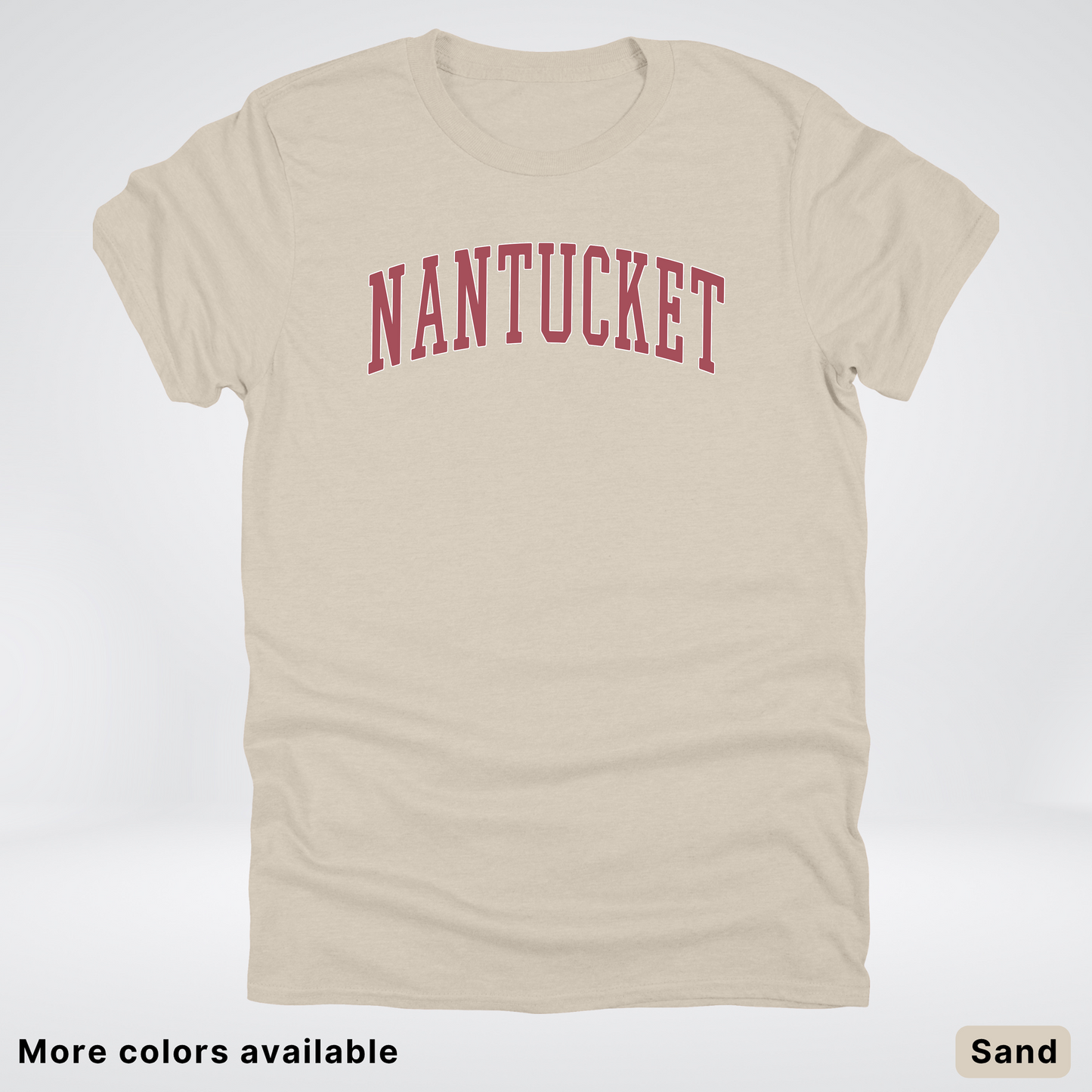 Nantucket Destination - Red Design - T-Shirt