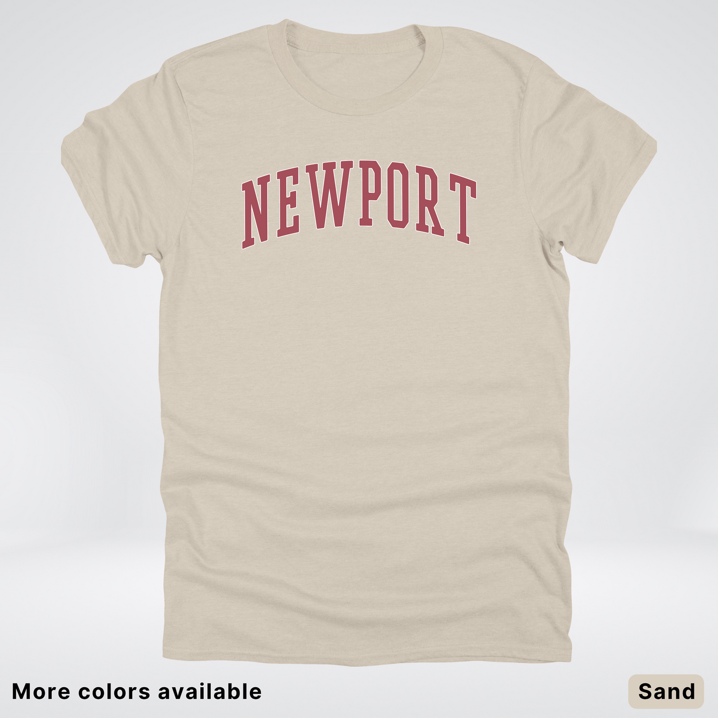 Newport Destination - Red Design - T-Shirt