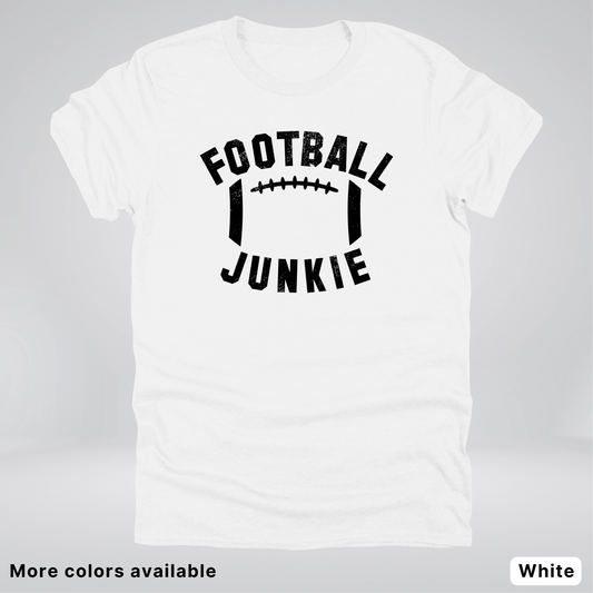 Football Junkie – Black Design - T-Shirt