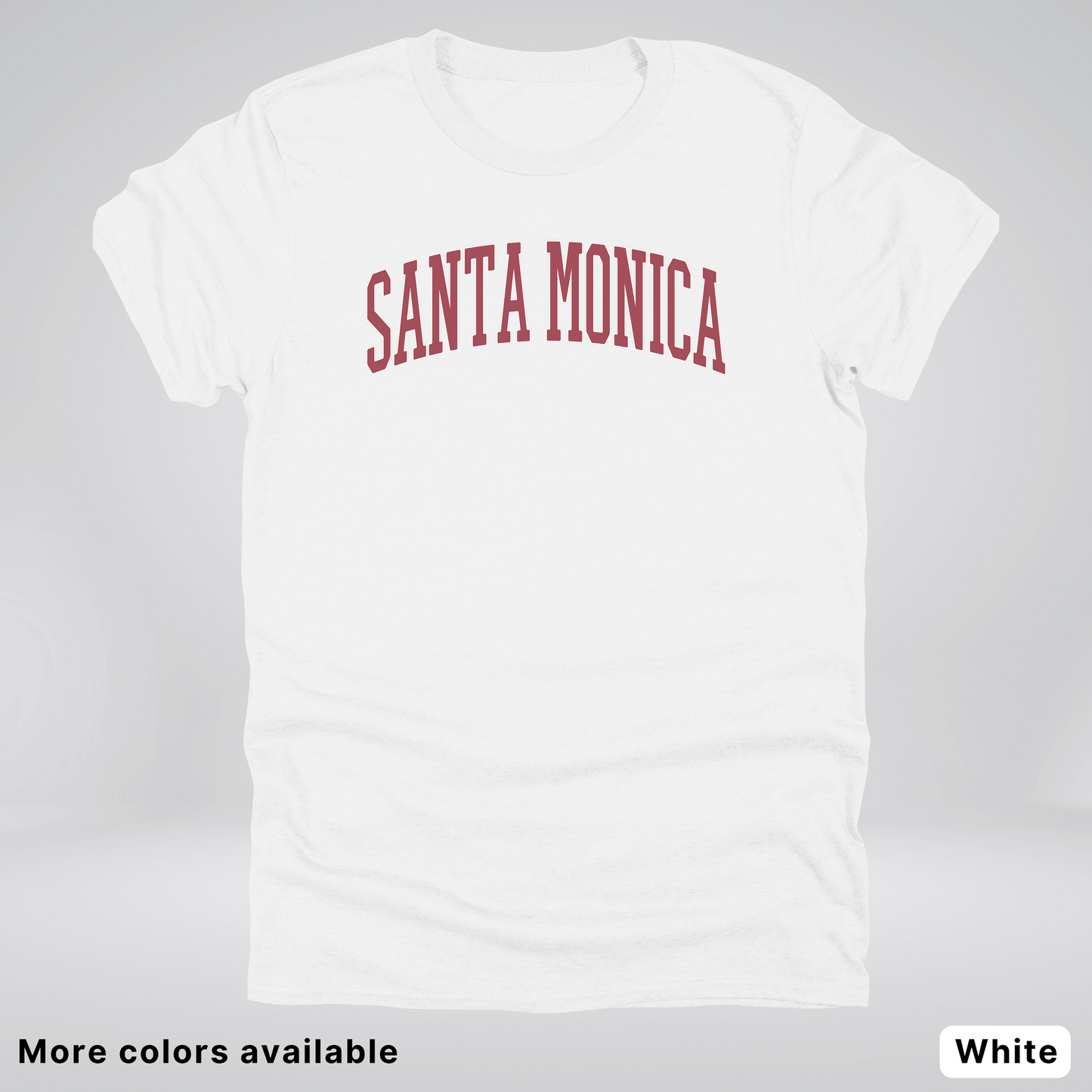 Santa Monica Destination - Red Design - T-Shirt