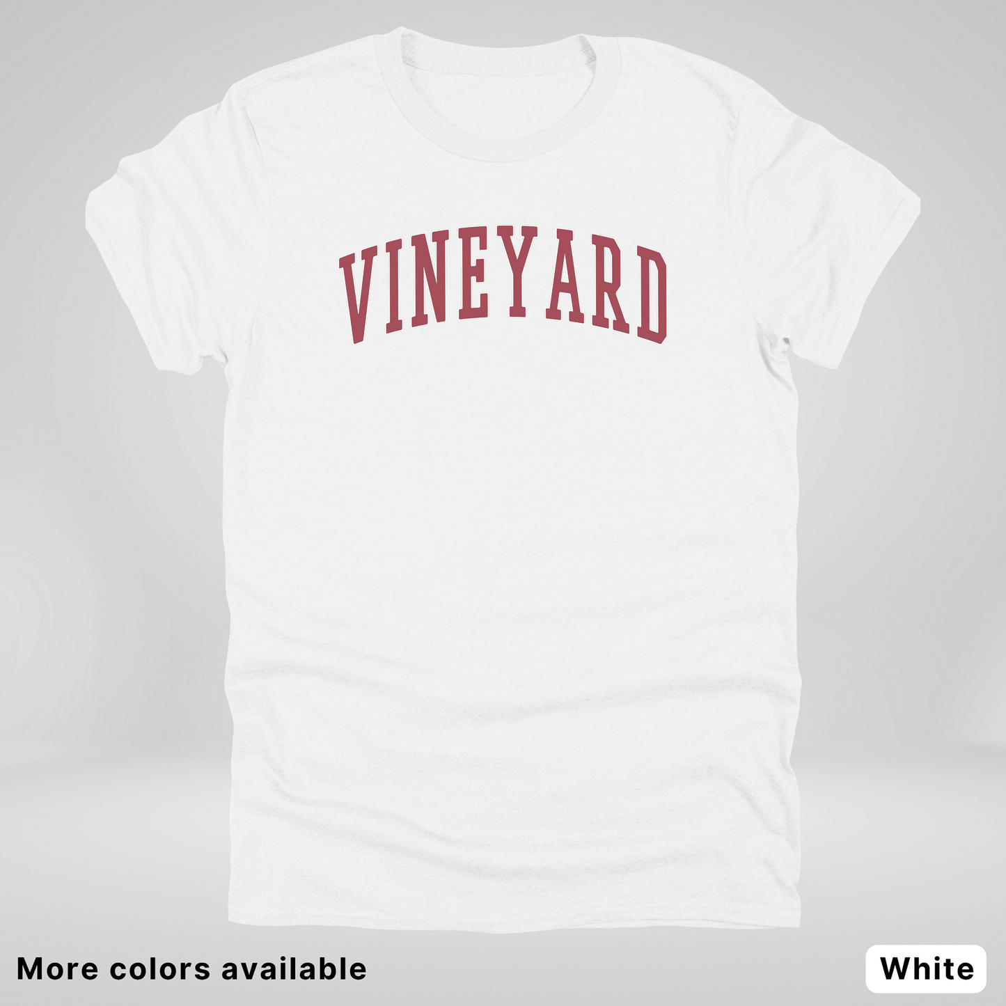 Vineyard Destination - Red Design - T-Shirt