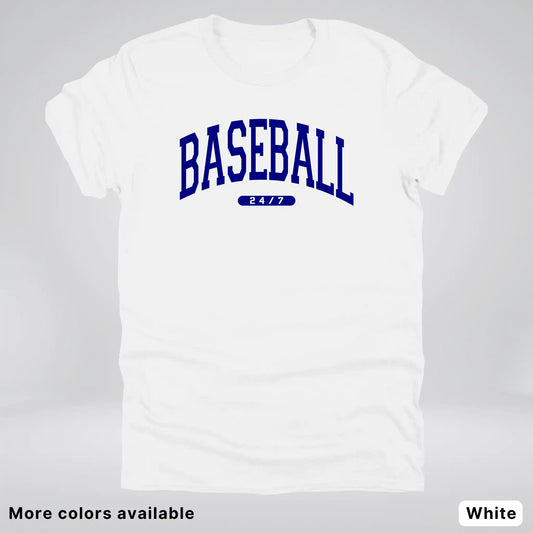 Baseball 24/7 – Navy Design - T-Shirt