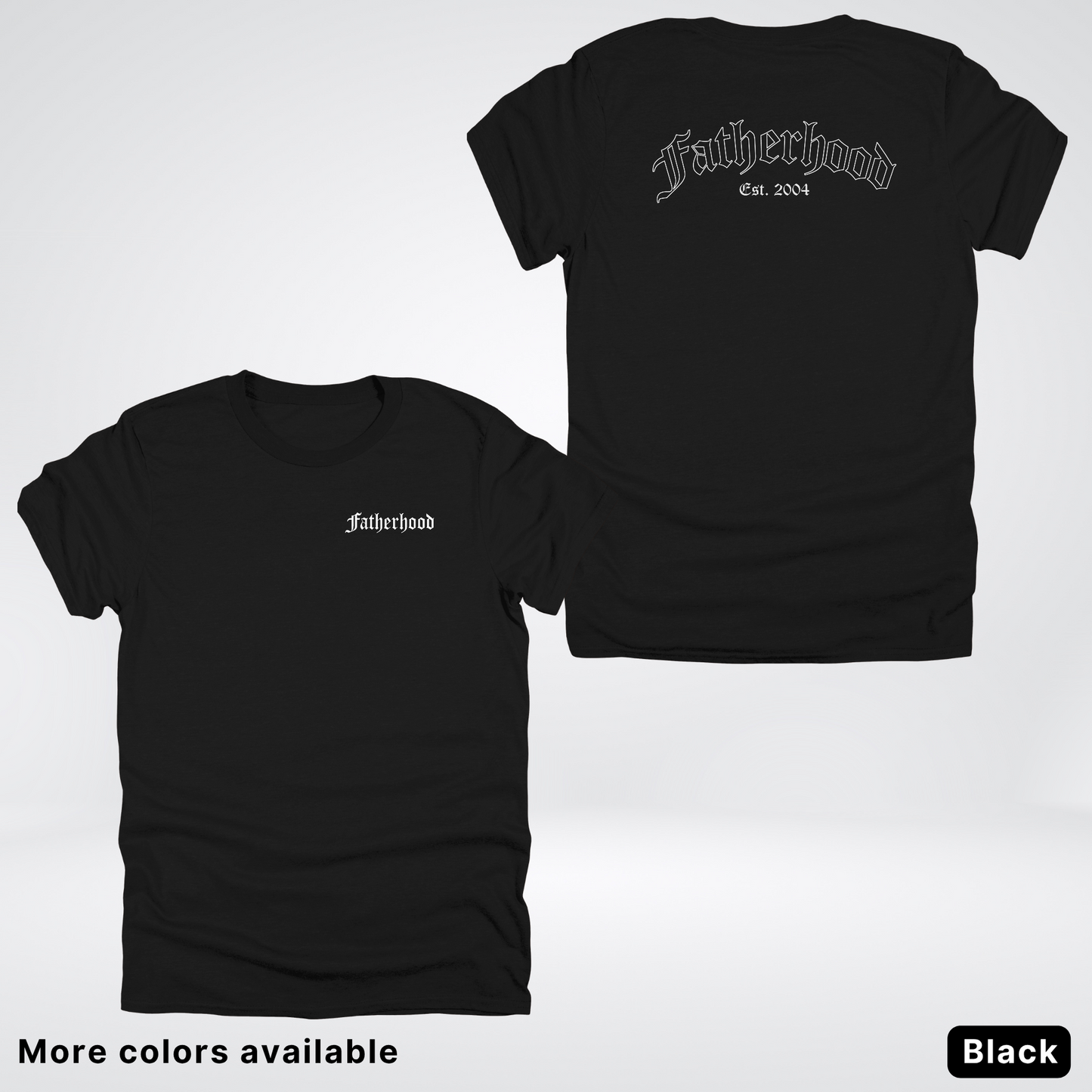 Custom Year Old English Fatherhood - White Design – Father’s Day T-Shirt