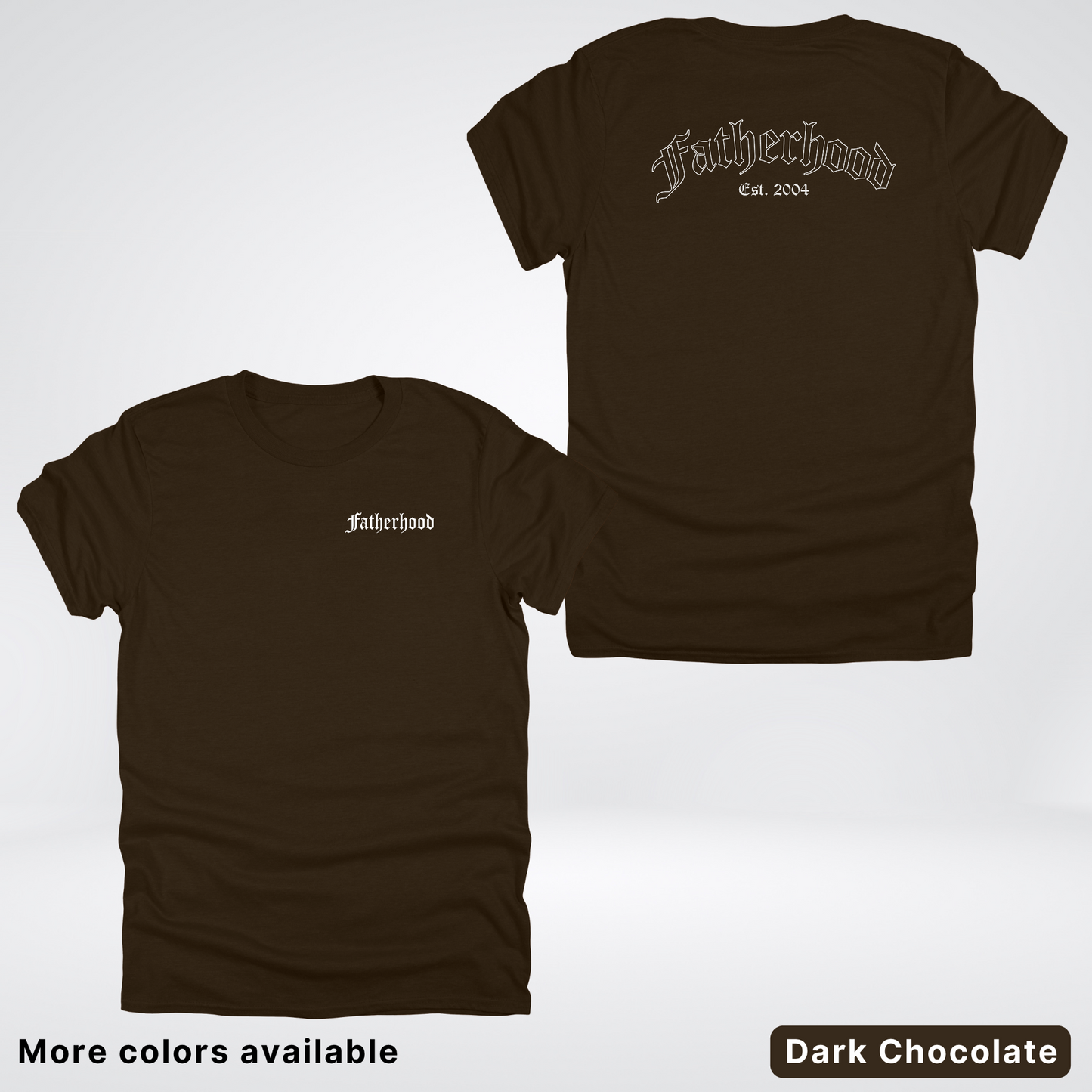 Custom Year Old English Fatherhood - White Design – Father’s Day T-Shirt