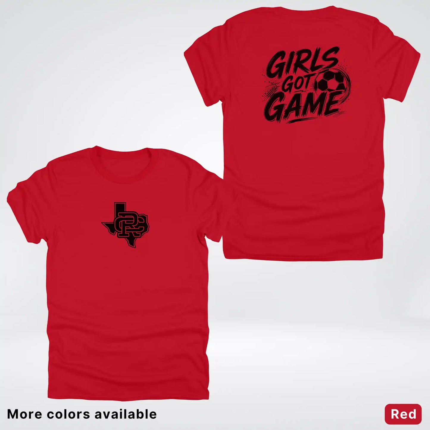 Carter Riverside Girls Got Game - Black Design - Soccer T-Shirt