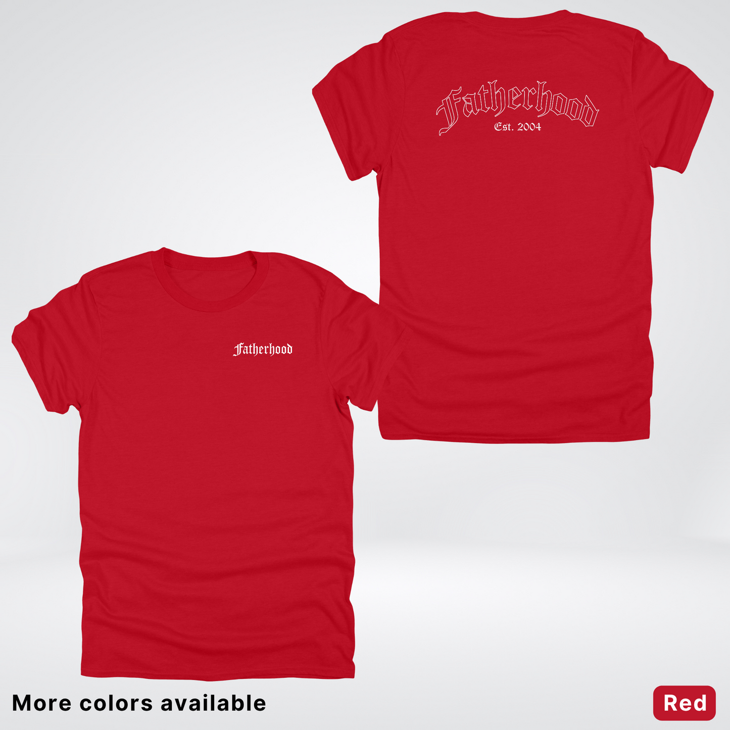 Custom Year Old English Fatherhood - White Design – Father’s Day T-Shirt