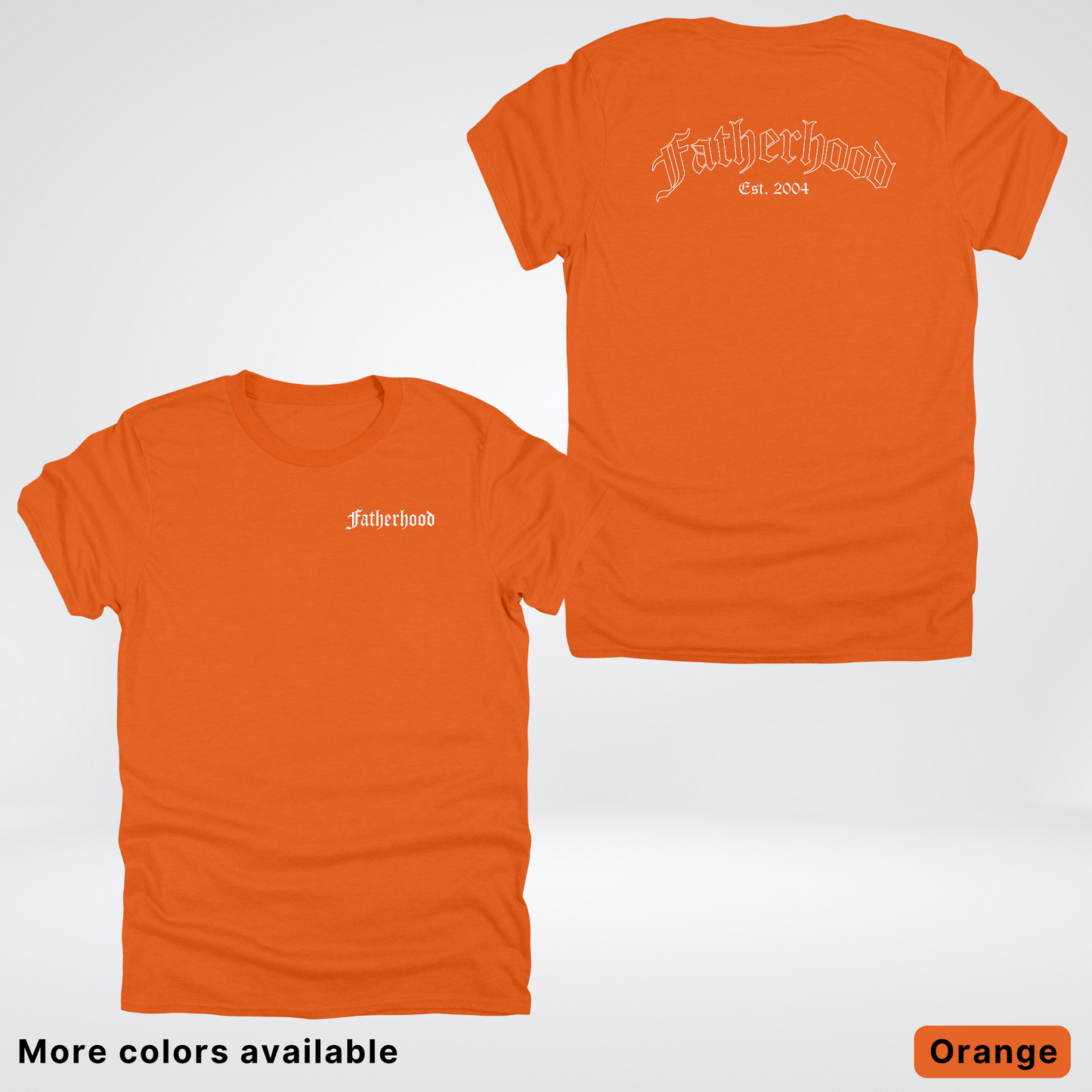 Custom Year Old English Fatherhood - White Design – Father’s Day T-Shirt