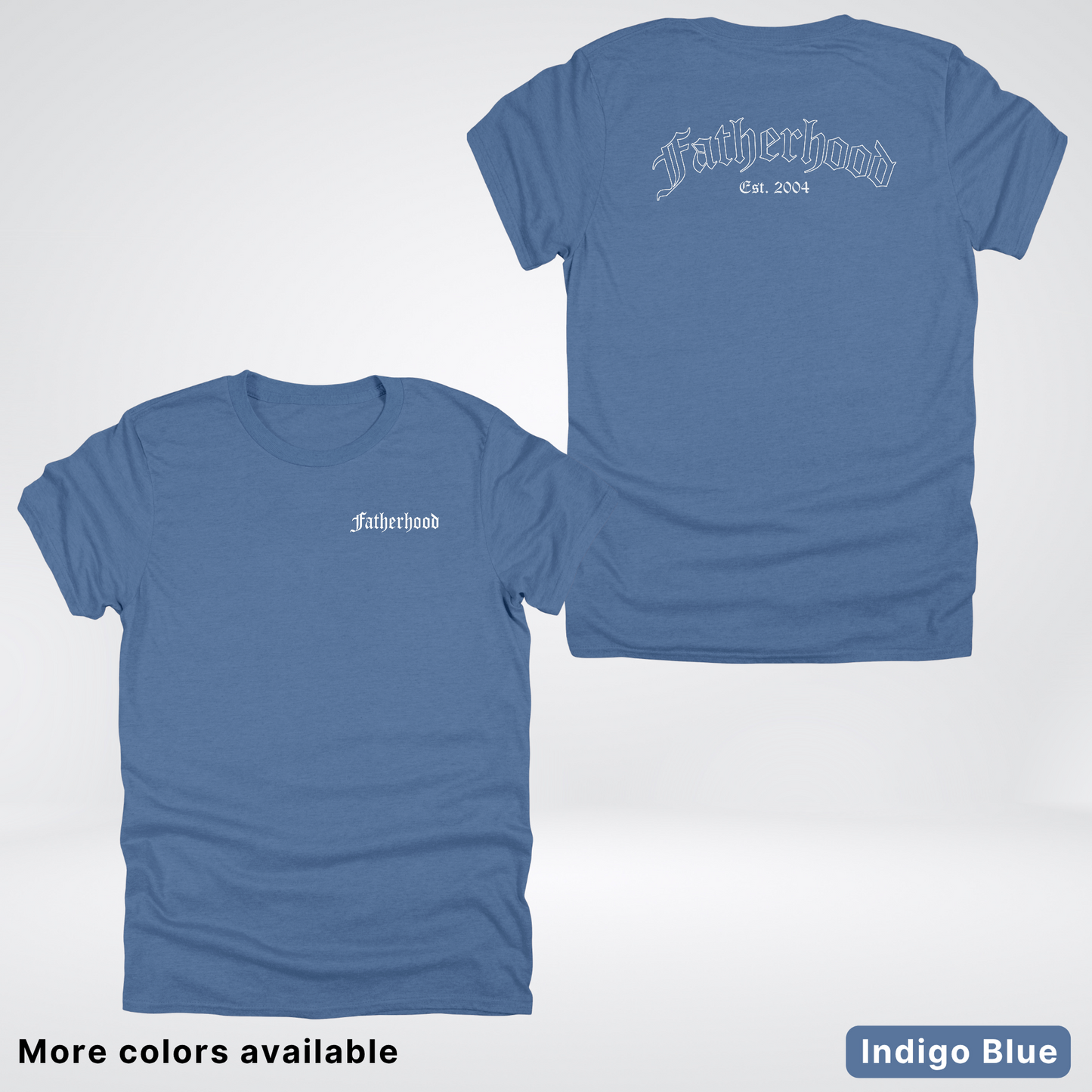 Custom Year Old English Fatherhood - White Design – Father’s Day T-Shirt