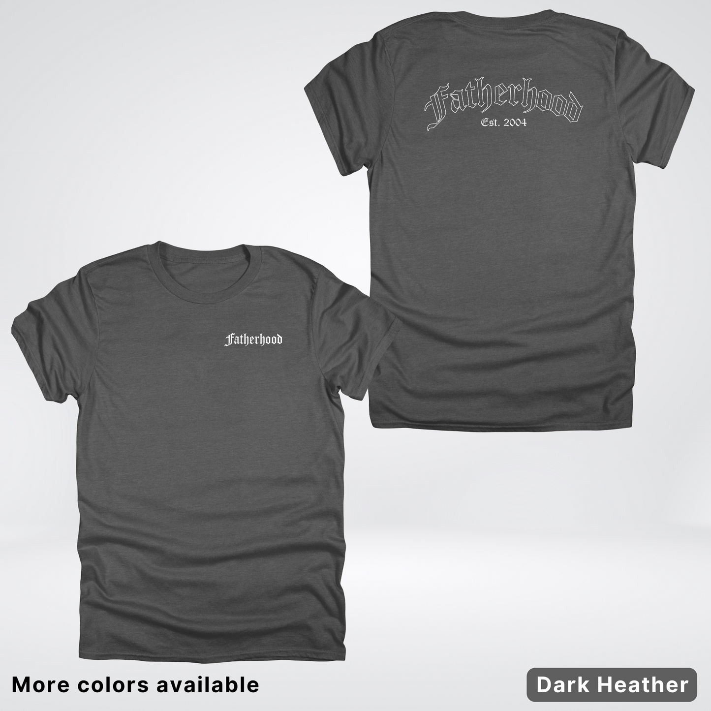 Custom Year Old English Fatherhood - White Design – Father’s Day T-Shirt