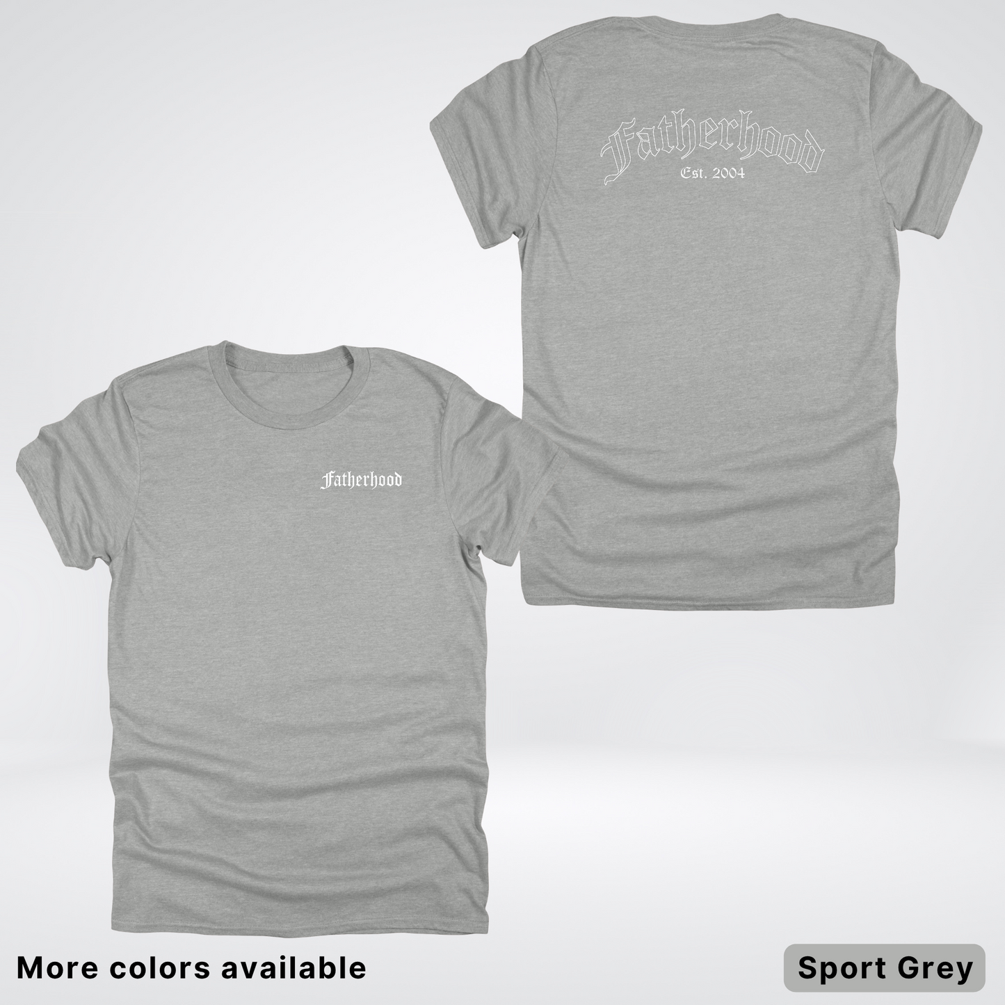 Custom Year Old English Fatherhood - White Design – Father’s Day T-Shirt
