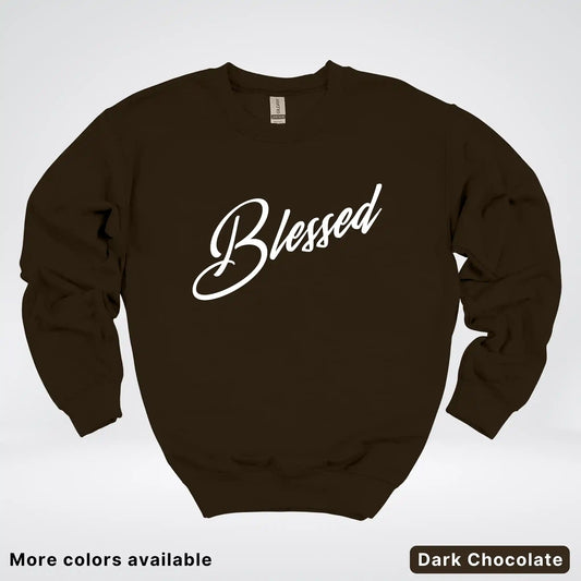 Blessed Script Crewneck Sweatshirt