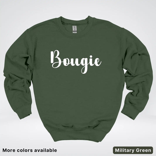 Bougie - White Design - Crewneck Sweatshirt