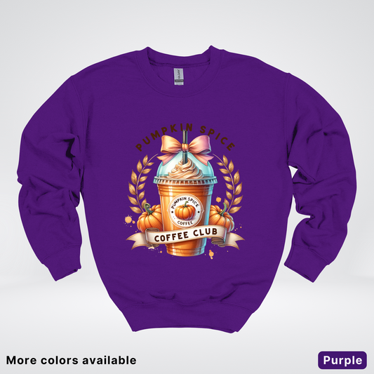 Pumpkin Spice Coffee Club - Crewneck Sweatshirts