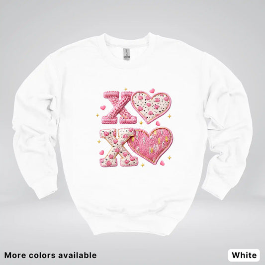 XOXO Hook Yard Faux - Crewneck Sweatshirt
