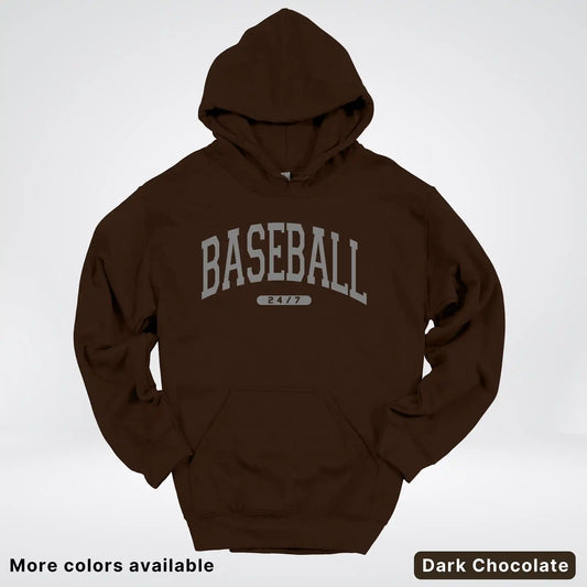 Baseball 24/7 – Gray Design - Hoodie