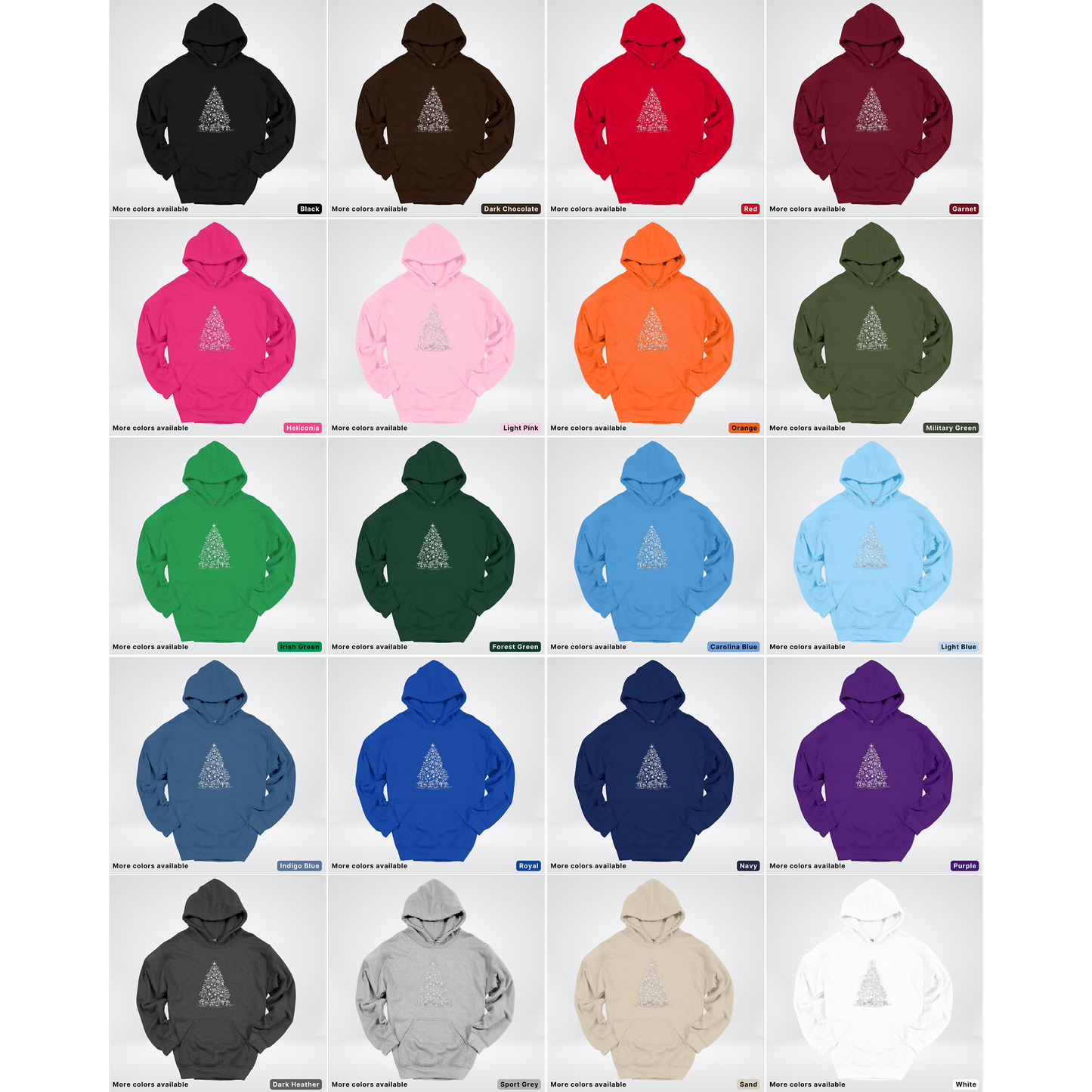 Classic Christmas Tree with Gifts - Hoodie