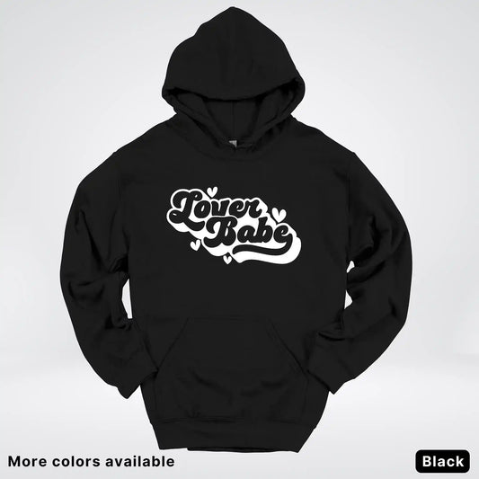 Lover Babe - White Design - Hoodie