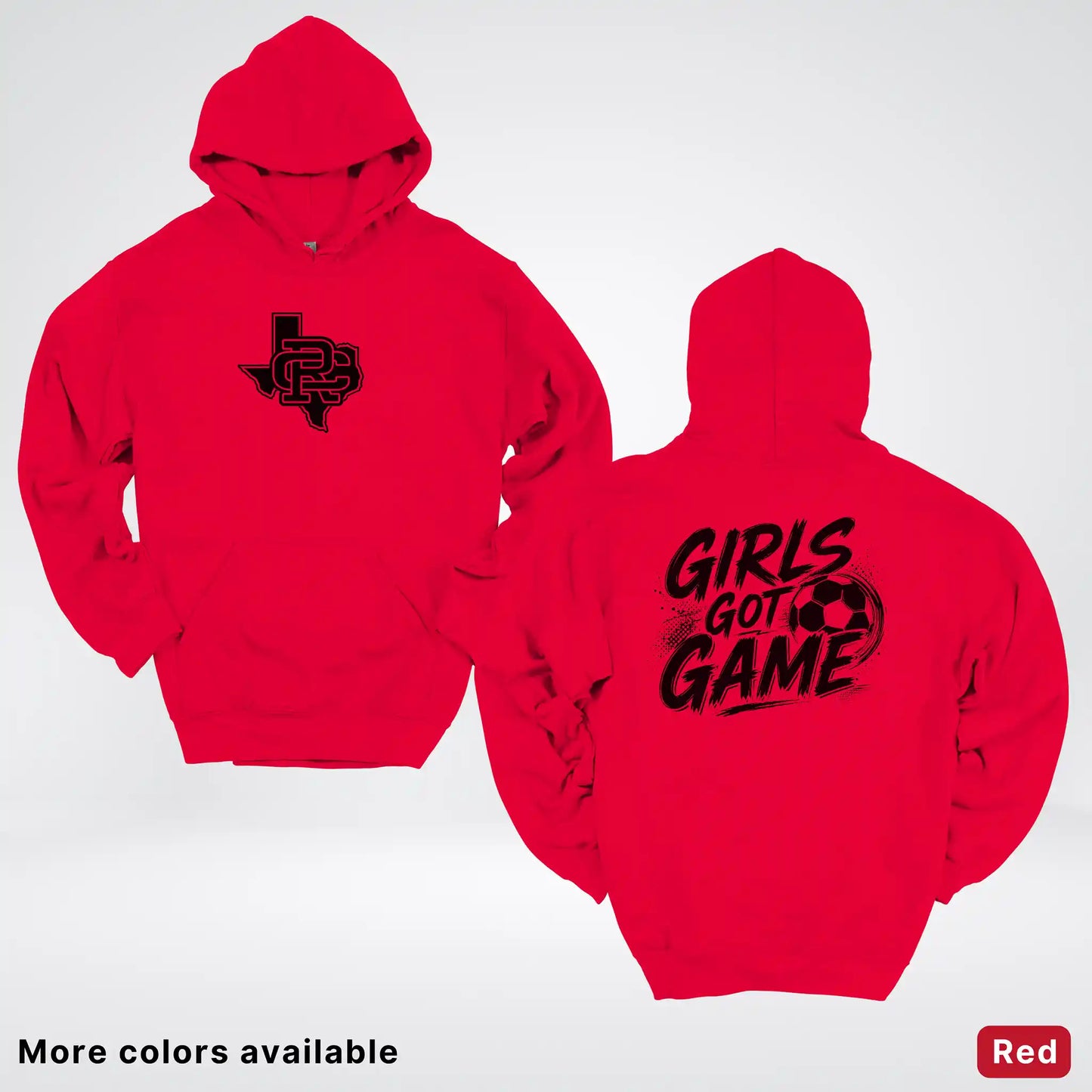 Carter Riverside Girls Got Game - Black Design - Soccer Hoodie
