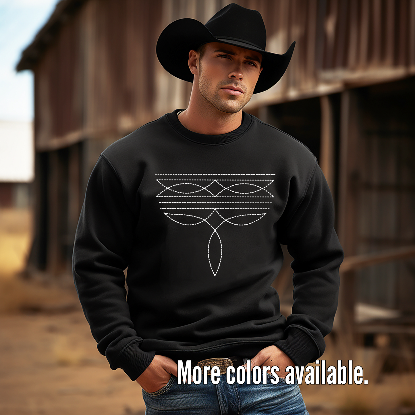 Boot Stitch Heavyweight Unisex Crewneck