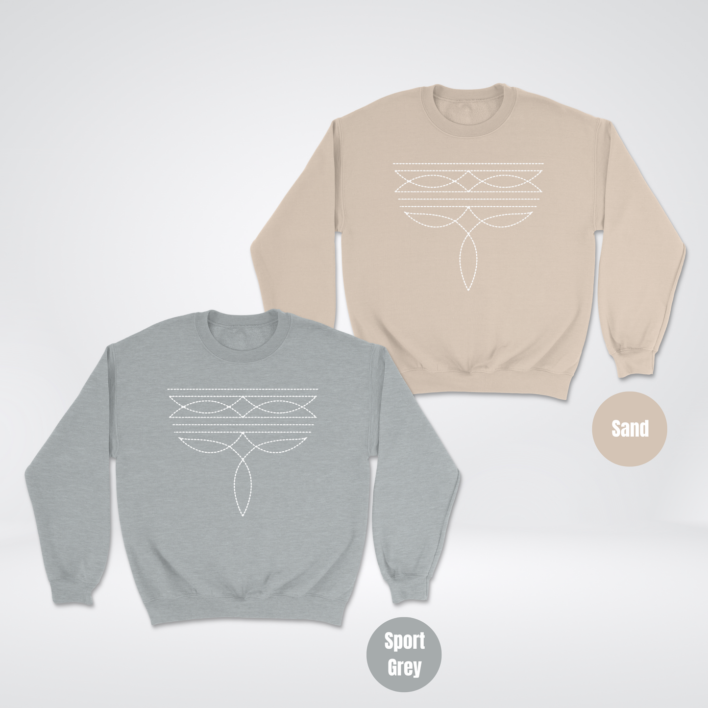 Boot Stitch Heavyweight Unisex Crewneck