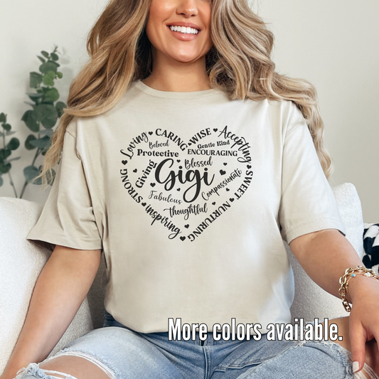 Gigi Grandma Unisex Softstyle T-Shirt