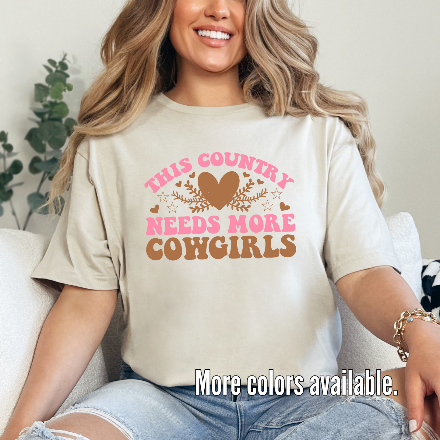 This Country Needs More Cowgirls Unisex Softstyle T-Shirt