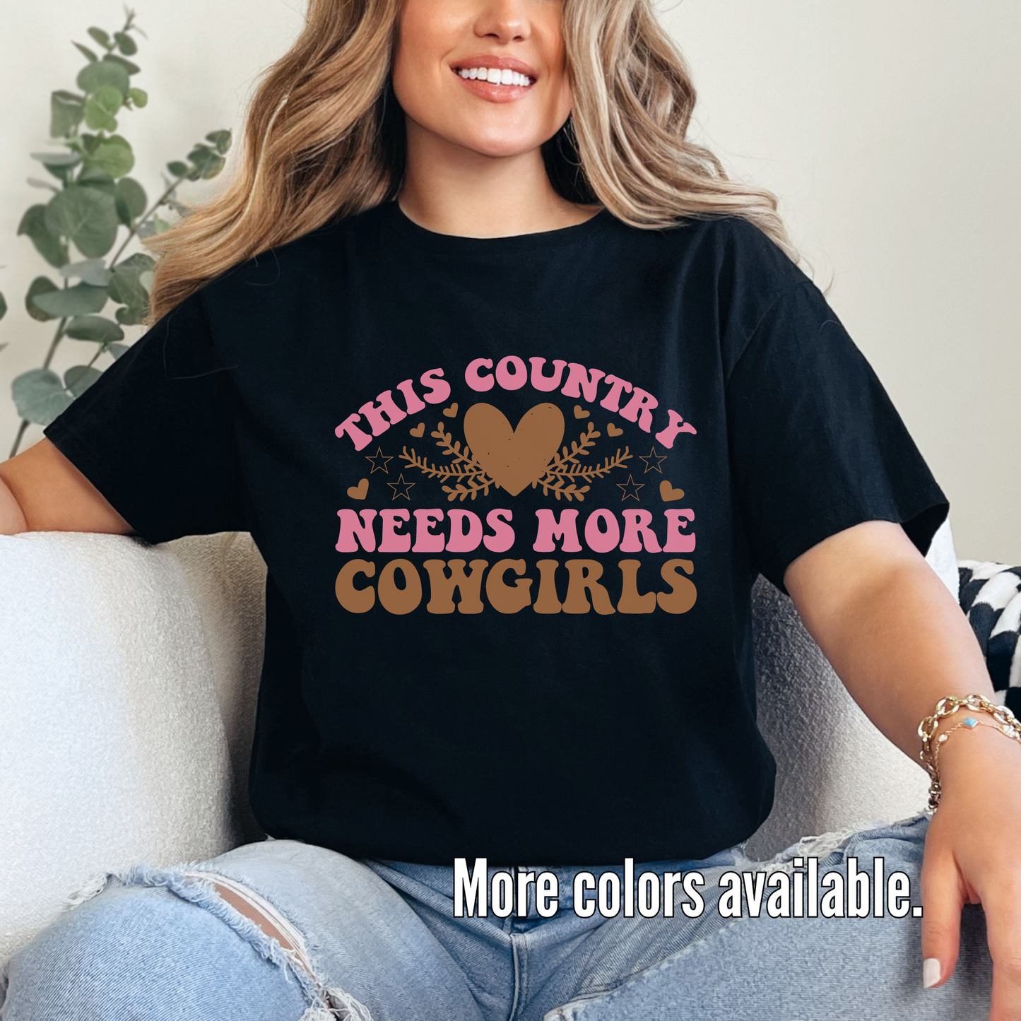 This Country Needs More Cowgirls Unisex Softstyle T-Shirt