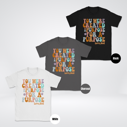 You Were Created On Purpose For A Purpose Unisex Softstyle T-Shirt