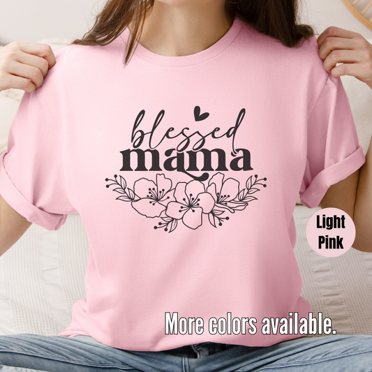 Blessed Mama Unisex Softstyle T-Shirt